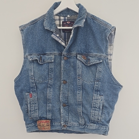Vintage Other - Levi's Blue Denim Vest